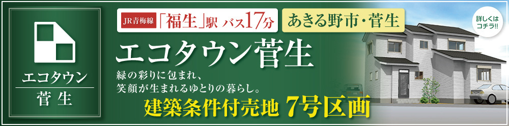 エコタウンあきる野菅生,分譲住宅7号棟5LDK